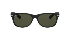 Ray-Ban New Wayfarer, Gafas de Sol Unisex adulto, Negro (Matte Black 622), 52 mm