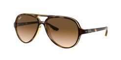 Ray-Ban RB4125-710/51 Gafas de Sol, Havana Claro, 0 para Hombre